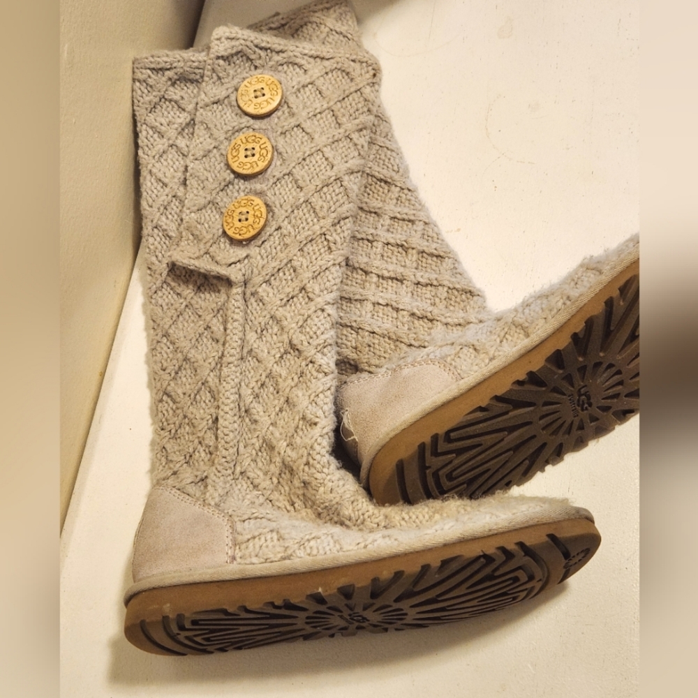 UGG Australia lattice cardy tall boots